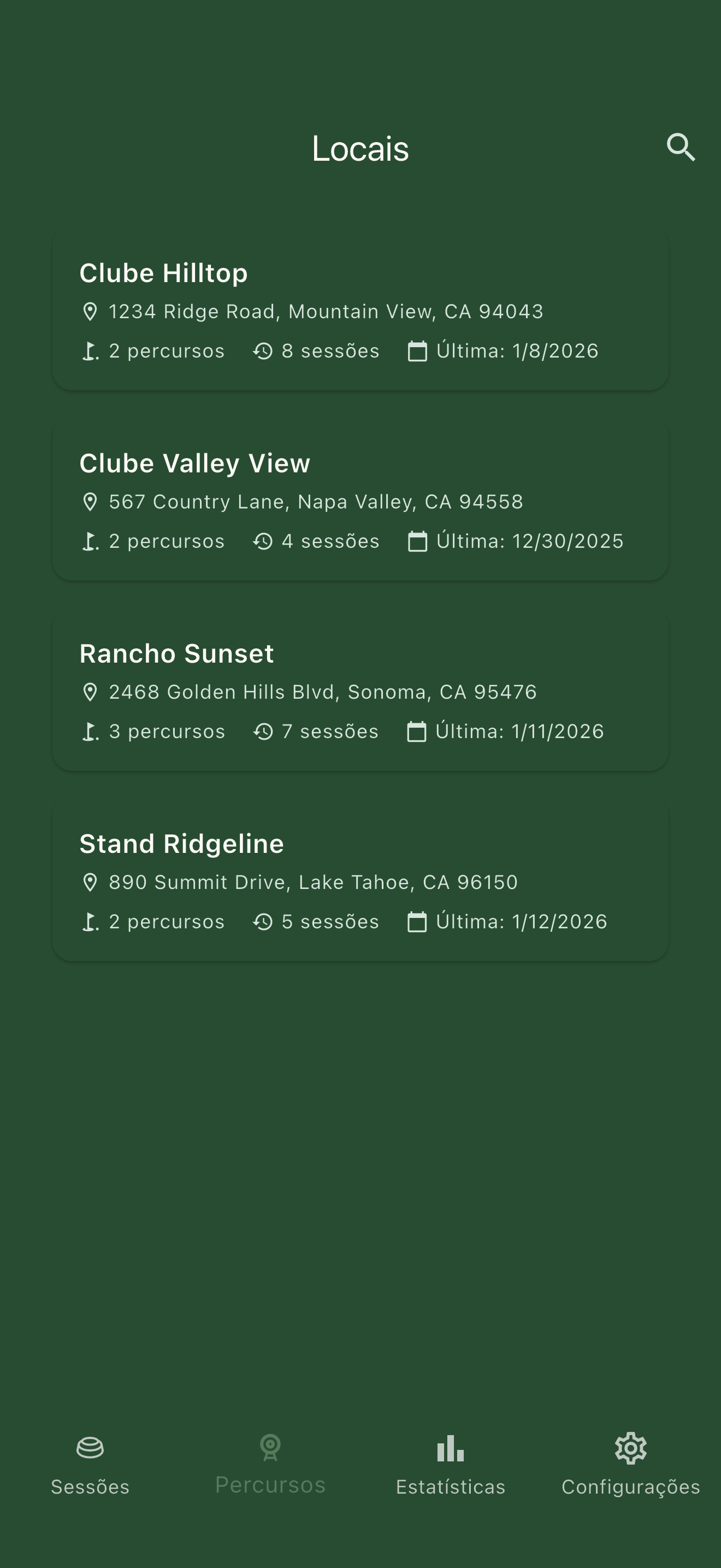 Lembre-se de Cada Estande